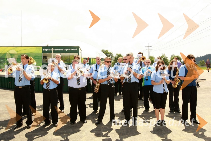 Godba MedvodeOdprtje bioplinske elektrarne Organica - Petač
