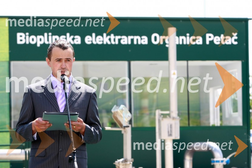 Miha Petač, lastnik bioplinske elektrarne Organica - PetačOdprtje bioplinske elektrarne Organica - Petač
