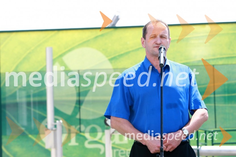 Štefan Čebašek, predsednik Krajevne skupnosti PirničeOdprtje bioplinske elektrarne Organica - Petač