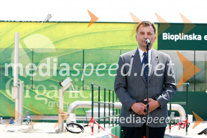 Mag. Tomaž Poje, Kmetijski inštitut SlovenijeOdprtje bioplinske elektrarne Organica - Petač