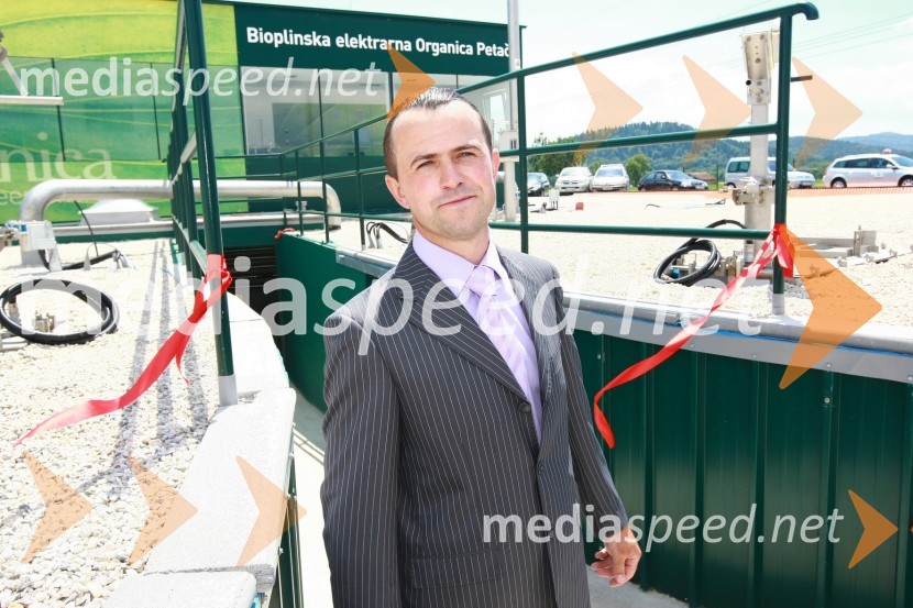 Miha Petač, lastnik bioplinske elektrarne Organica - PetačOdprtje bioplinske elektrarne Organica - Petač