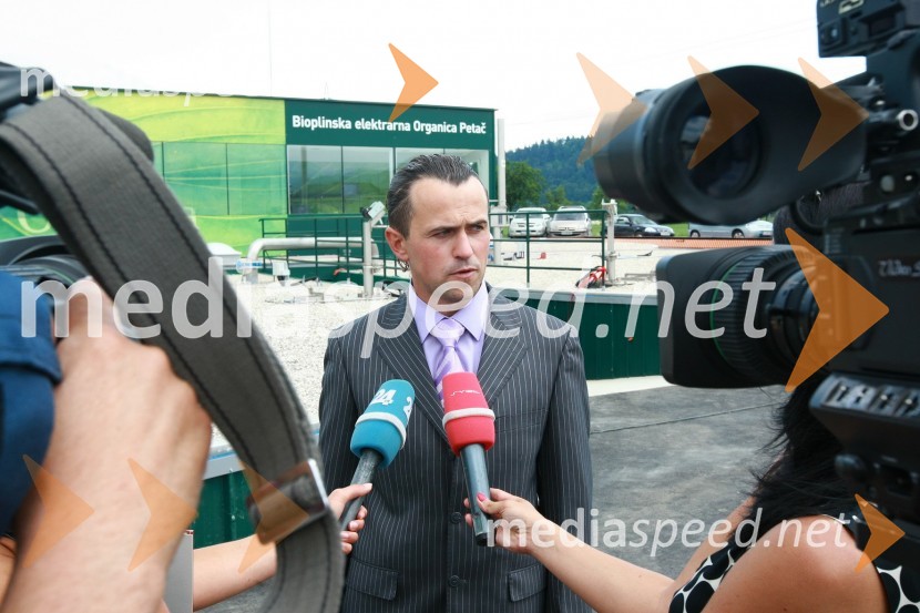 Miha Petač, lastnik bioplinske elektrarne Organica - PetačOdprtje bioplinske elektrarne Organica - Petač