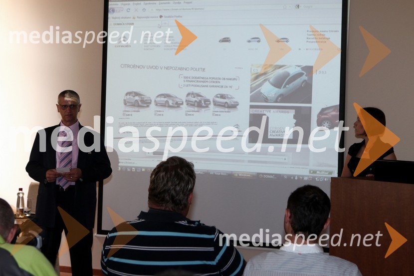 Sadko Mezgec, PR Citroën Slovenija d.o.o.Citroën Slovenija d.o.o., novinarska konferenca