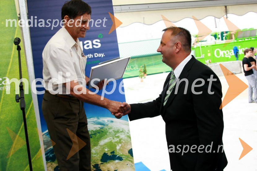 Franc Kekec, župan občine Markovci in Miran Vargazon, lastnik in direktor bioplinske elektrarne Organica - Vargazon 1Odprtje - Bioplinska elektrarna Organica - Vargazon 1