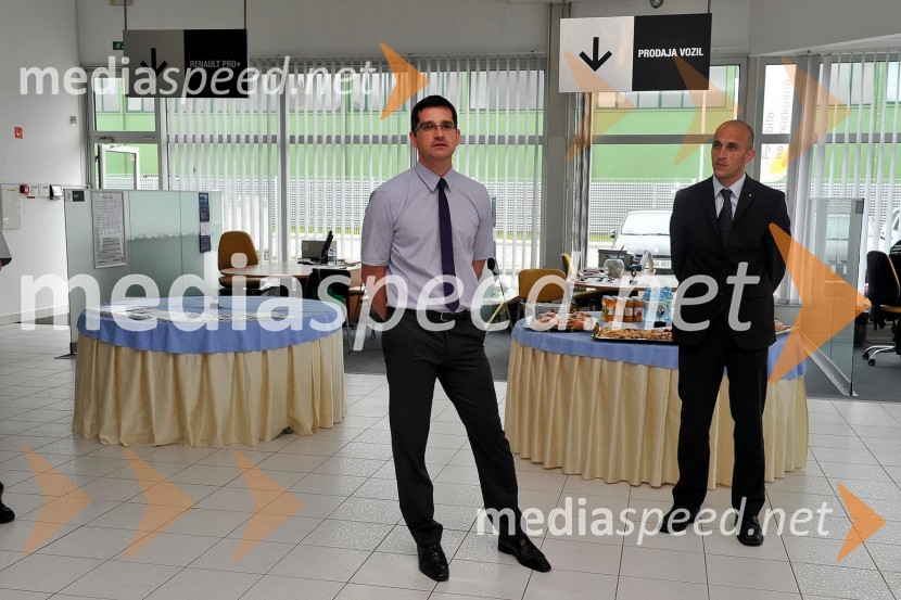 Nenad Milosavljević, direktor Avtotehnike Celje in ...Renault Master in Renault Trafic