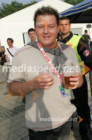 Miro Kodrič, novinar Net TvRadio City koncert