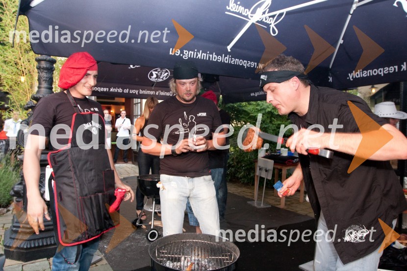 Ekipa Pop tv-Slovenija ima talentJack Daniel's BBQ party