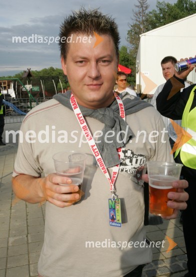 Miro Kodrič, novinar Net TvRadio City koncert