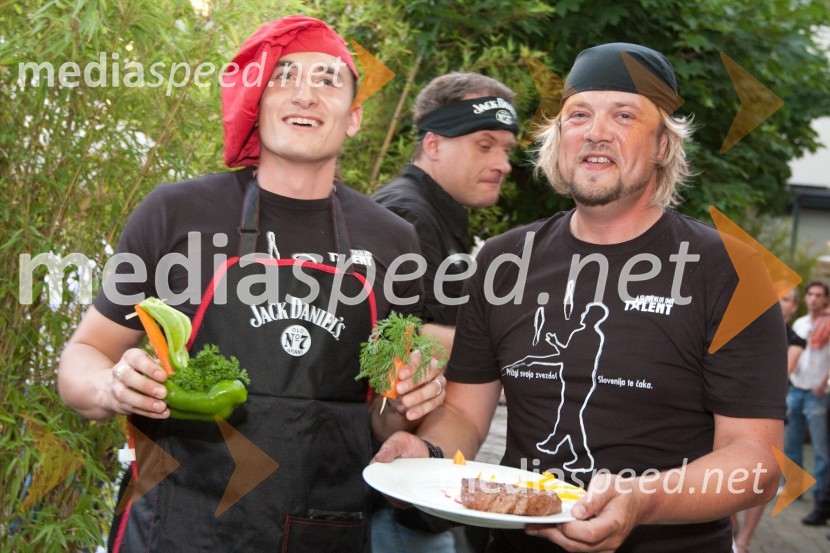 	Vid Valič, stand up komik in Marjan Kučej, režiserJack Daniel's BBQ party