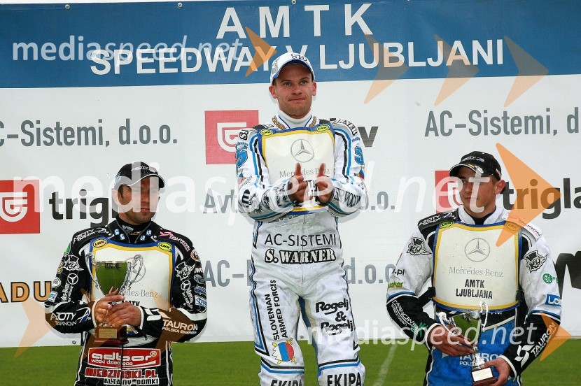 Sebastian Ulamek, Poljska, Matej Žagar, Slovenija in Szymon Kielbasa, PoljskaSpeedway, Evropsko prvenstvo posameznikov, polfinale 1
