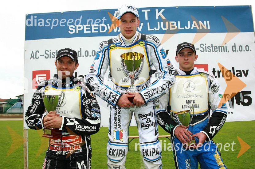Sebastian Ulamek, Poljska, Matej Žagar, Slovenija in Szymon Kielbasa, PoljskaSpeedway, Evropsko prvenstvo posameznikov, polfinale 1