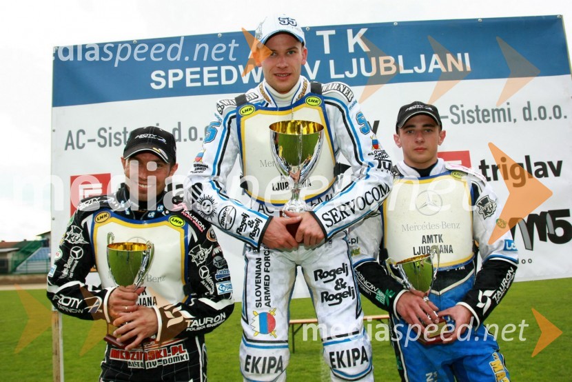 Sebastian Ulamek, Poljska, Matej Žagar, Slovenija in Szymon Kielbasa, PoljskaSpeedway, Evropsko prvenstvo posameznikov, polfinale 1