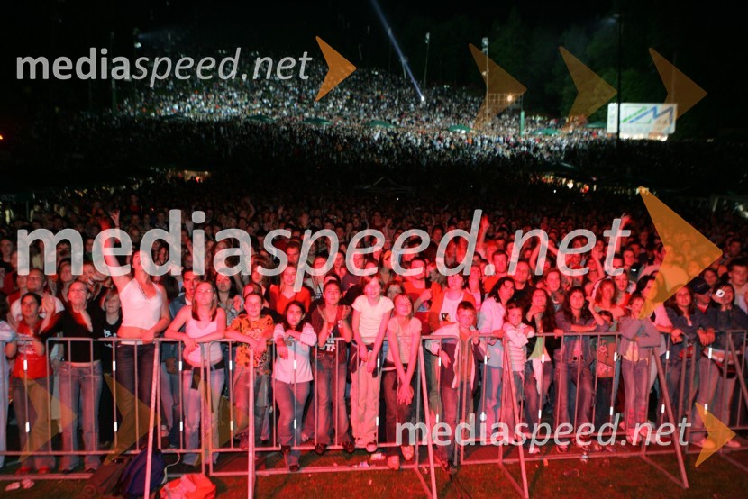 Množica obiskovalcevRadio City koncert