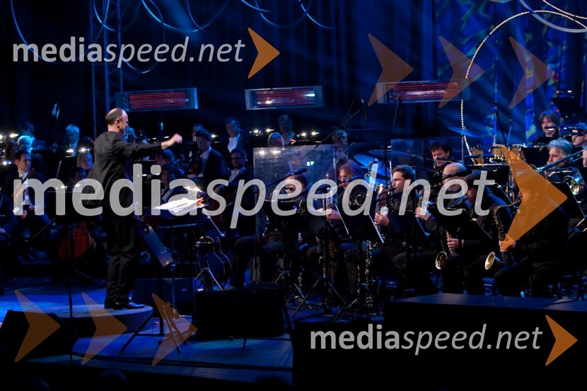 Big Band RTV Slovenija in Lojze Krajnčan, dirigentPoletna noč 2010, koncert v čast Mojmiru Sepetu
