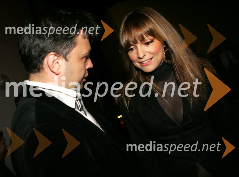 Natalija Verboten, pevka in Damjan Vajde, njen spremljevalec in menedžerRadio City koncert