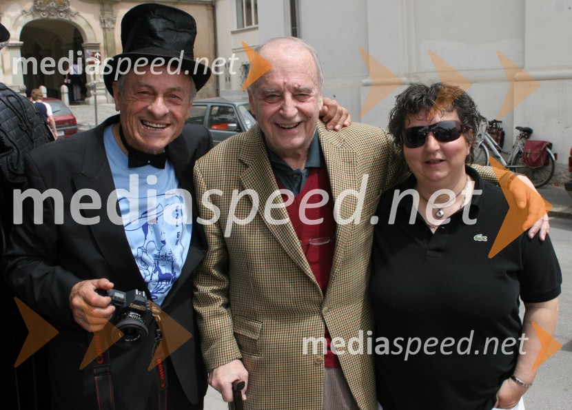 Smiljan Pušenjak, fotografska legenda, Žarko Petan in Dragica Petrovič, režiserka ter producentkaEzl ek, 3. srečanje