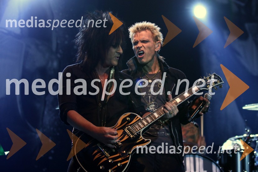 Steve Stevens, kitarist in Billy Idol, pevecBilly Idol, koncert