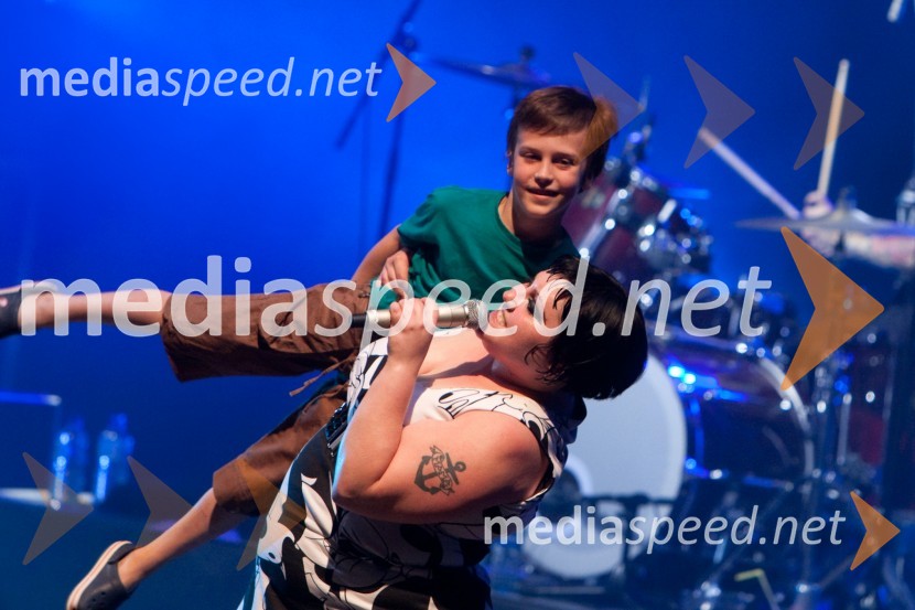 Beth Ditto, pevka skupine Gossip in Gašper, sin pevke Anđe D. MaričItak džabest, koncert skupine Gossip