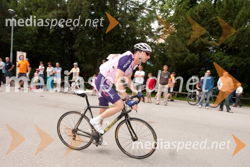 	Jani Klemenčič, nekdanji veslač, organizator koelsarskega vzpona1. Žurnalov kolesarski vzpon na Pokljuko