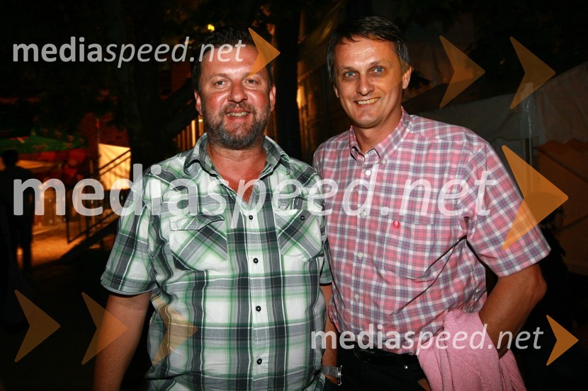 dr. med. Robert Čeh, direktor Splošne bolnišnice Ptuj in Tomaž Kancler, arhitekt18. Festival Lent 2010, koncert Prljavo kazalište in Zoran Predin