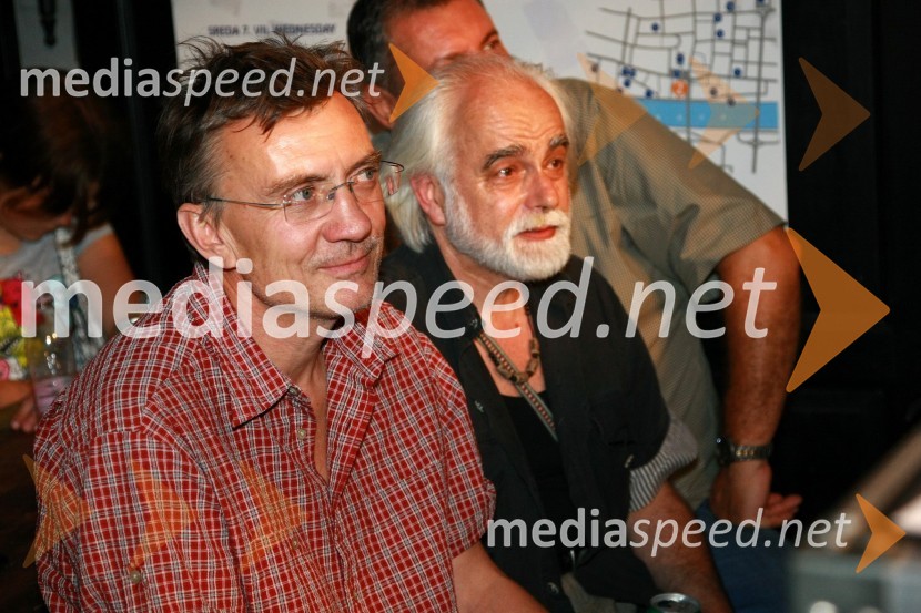 Prof. dr. Danijel Rebolj in Miran Mišo Hochstätter, fotograf18. Festival Lent 2010, koncert Prljavo kazalište in Zoran Predin
