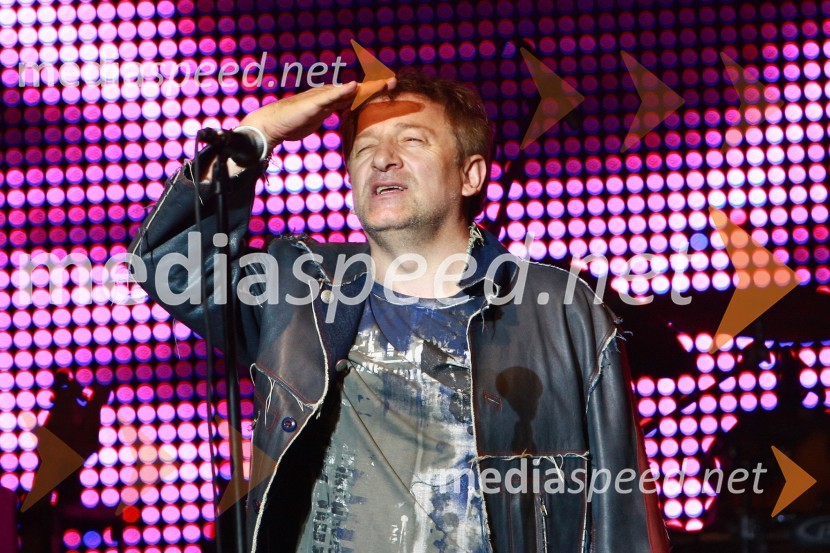 Mladen Bodalec, pevec skupine Prljavo kazalište18. Festival Lent 2010, koncert Prljavo kazalište in Zoran Predin