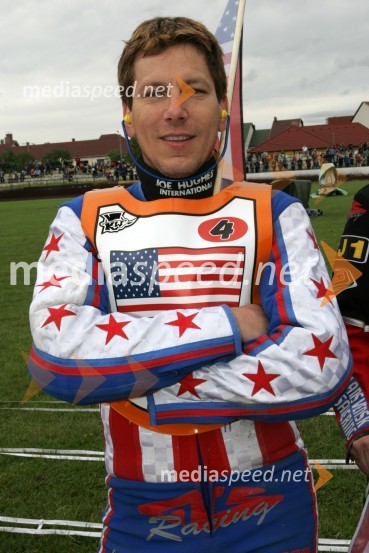 Sam Ermolenko (ZDA)SPEEDWAY, svetovno prvenstvo ekip Miškolc, Madžarska