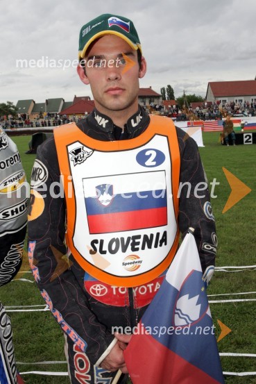 Jernej Kolenko (Slovenija)SPEEDWAY, svetovno prvenstvo ekip Miškolc, Madžarska