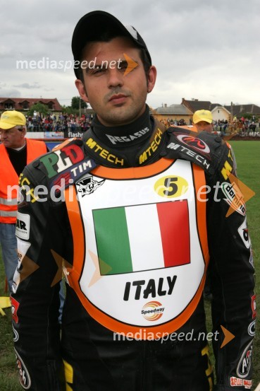 Simone Terenzani (Italija)SPEEDWAY, svetovno prvenstvo ekip Miškolc, Madžarska