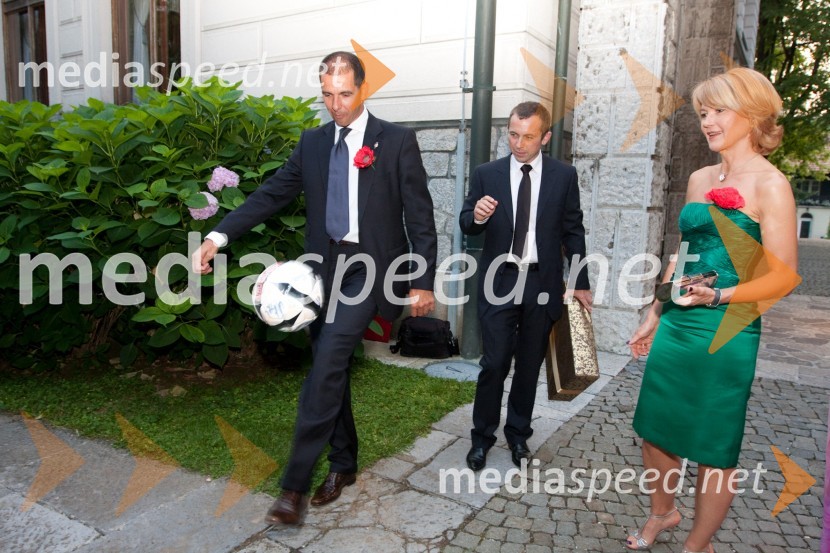 Marko Mlakar, Matjaž Satler, zakladnik Lions kluba Ljubljana Iliria in Nevenka Črešnar Pergar, lastnica in direktorica podjetja NP ConsultingKresna noč 2010