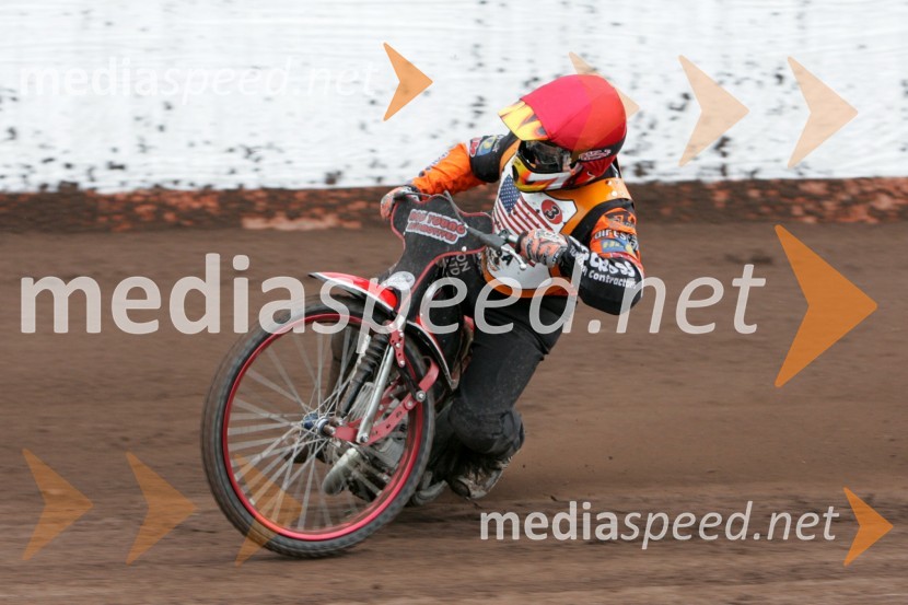 Ronnie Correy (ZDA)SPEEDWAY, svetovno prvenstvo ekip Miškolc, Madžarska