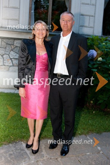 Jani Ovsenik s soprogoKresna noč 2010