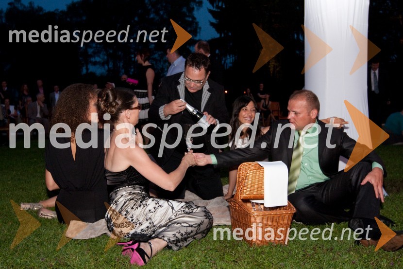 Katja Mlakar, Miloš Čirič, Dragana Djermanovič in Nikola DjermanovičKresna noč 2010
