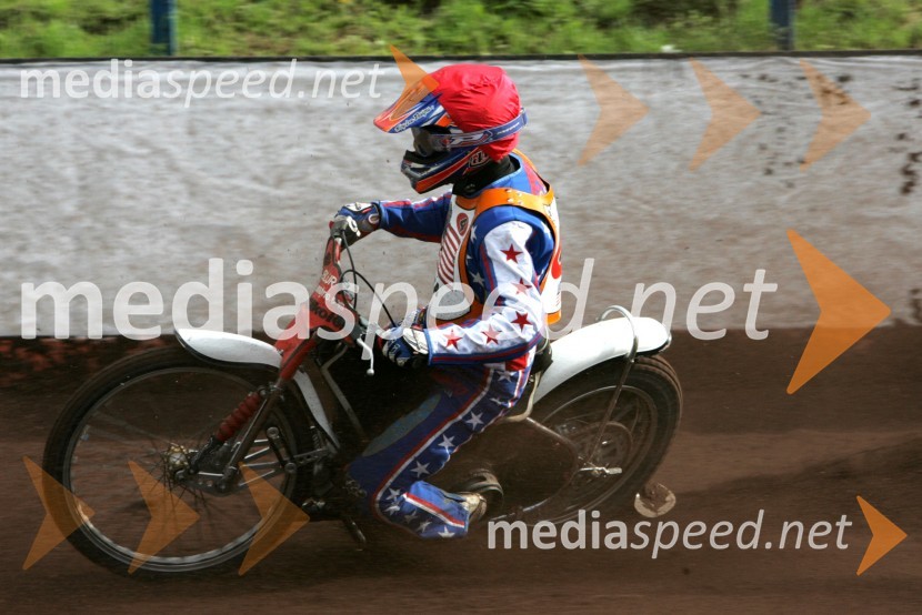 Sam Ermolenko (ZDA)SPEEDWAY, svetovno prvenstvo ekip Miškolc, Madžarska
