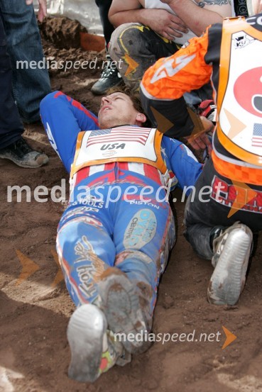 Sam Ermolenko (ZDA)SPEEDWAY, svetovno prvenstvo ekip Miškolc, Madžarska