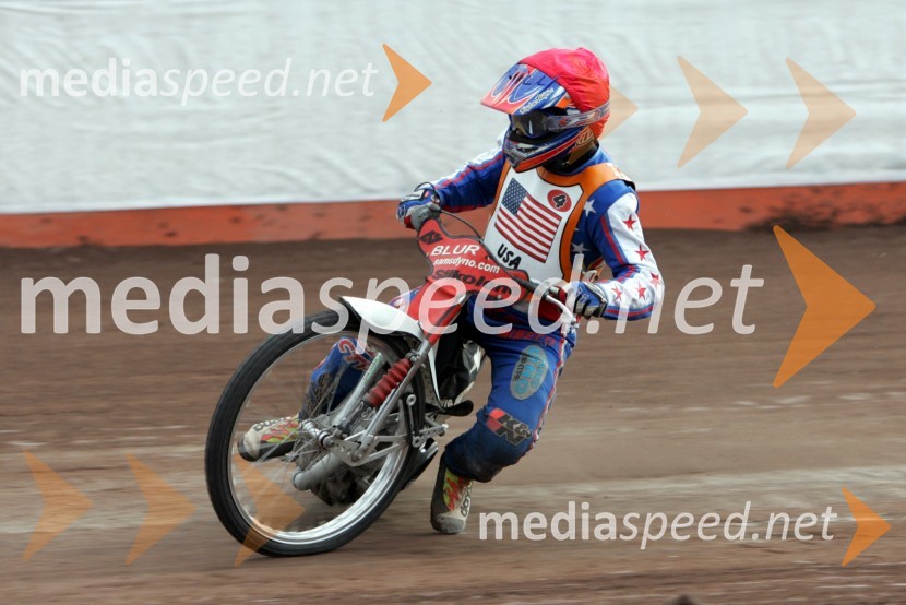 Sam Ermolenko (ZDA)SPEEDWAY, svetovno prvenstvo ekip Miškolc, Madžarska