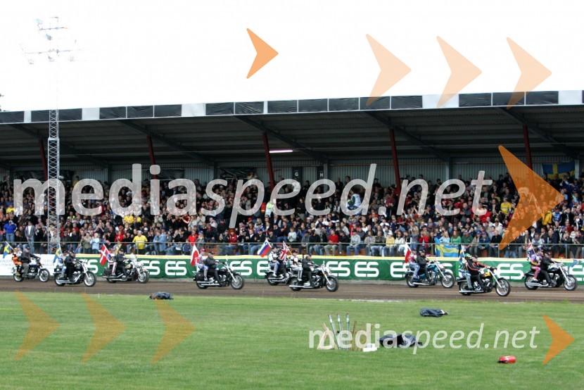predstavitev voznikov na VN ŠvedskeSPEEDWAY GRAND PRIX, VN Švedske 2006, dirka