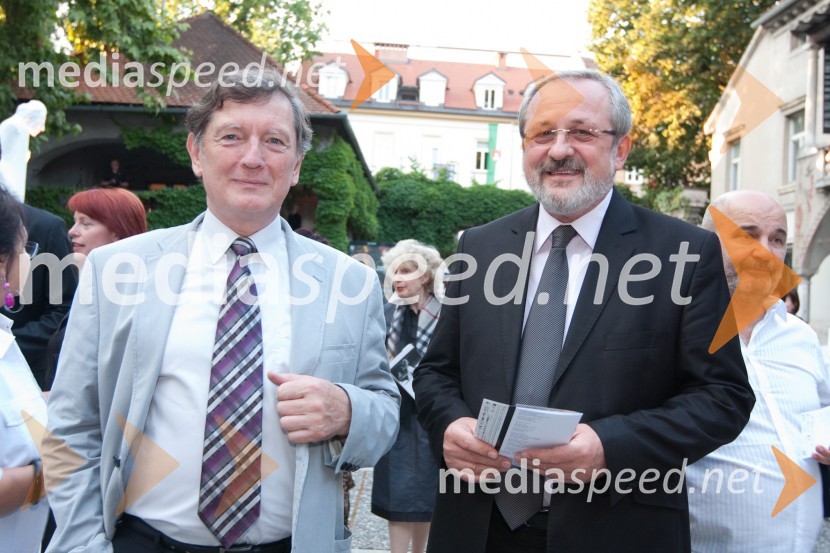 Uroš Lajovic, dirigent in Ivica Šarič, operni pevecMahler v Ljubljani, otvoritev Festivala Ljubljana 2010