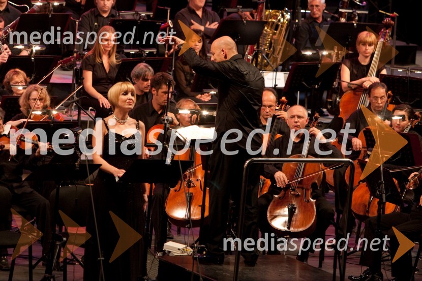 Martina Gojčeta Silić, operna pevka in Emmanuel Villaum, dirigentMahler v Ljubljani, otvoritev Festivala Ljubljana 2010