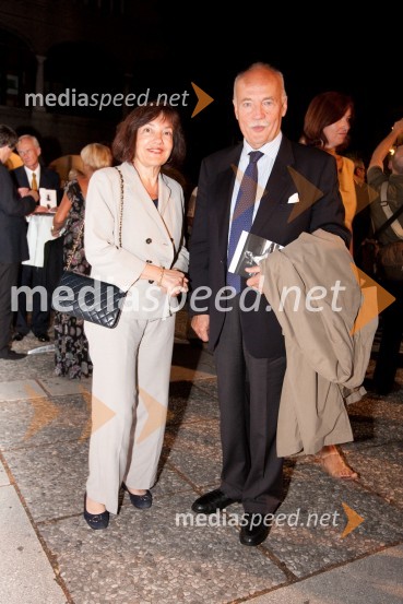 Nicole Michelangeli, veleposlanica Francije in Alessandro Pietromarchi, veleposlanik Italije v SlovenijiMahler v Ljubljani, otvoritev Festivala Ljubljana 2010