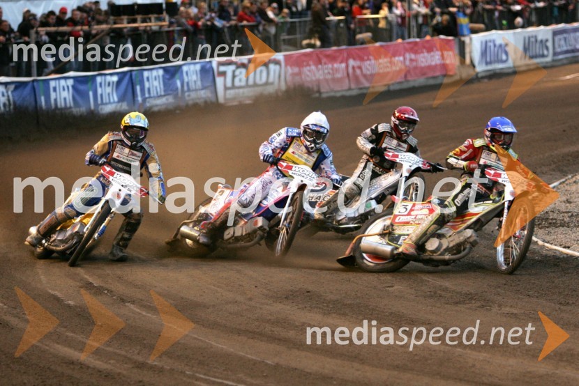 Tony Rickardsson (Švedska), Jason Crump (Avstralija), Lee Richardson (VBR) in Leig Adams (Avstralija)
SPEEDWAY GRAND PRIX, VN Švedske 2006, dirka