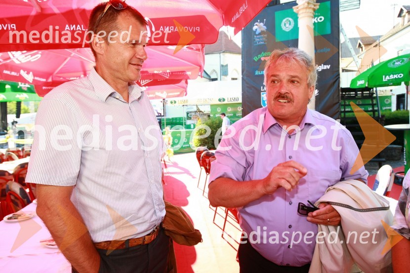 Gorazd Lukman, svetovalec direktorja za komercialo družbe Pivovarna Laško d.d. in Zvonko Murgelj, direktor podjetja RadenskaPivo in cvetje 2010, otvoritev