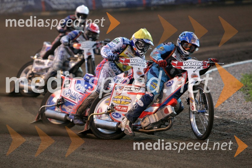 Jason Crump (Avstralija) in Greg Hancock (ZDA)SPEEDWAY GRAND PRIX, VN Švedske 2006, dirka