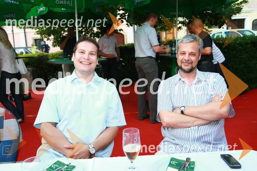 Damijan Nacevski, EPR d.o.o. in Vili Grdadolnik, EPR d.o.o.
Pivo in cvetje 2010, otvoritev