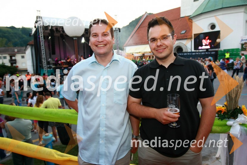 Damijan Nacevski, EPR d.o.o. in Jure Struc, direktor marketinga družbe Pivovarna Laško d.d.Pivo in cvetje 2010, otvoritev