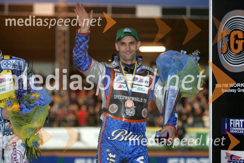 Tomasz Gollob (Poljska) tretje uvrščeni na VN ŠvedskeSPEEDWAY GRAND PRIX, VN Švedske 2006, dirka