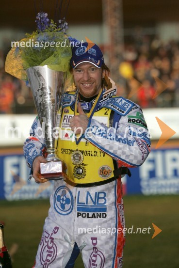 Jason Crump (Avstralija) zmagovalec na VN ŠvedskeSPEEDWAY GRAND PRIX, VN Švedske 2006, dirka