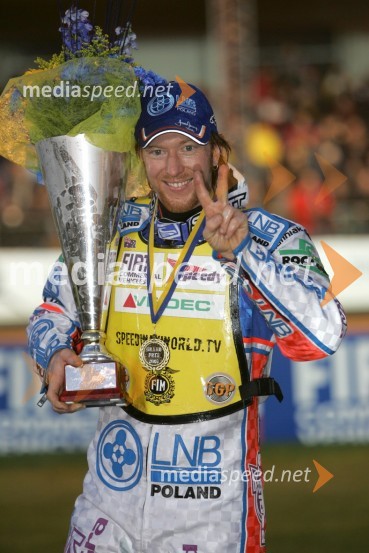 Jason Crump (Avstralija) zmagovalec na VN ŠvedskeSPEEDWAY GRAND PRIX, VN Švedske 2006, dirka