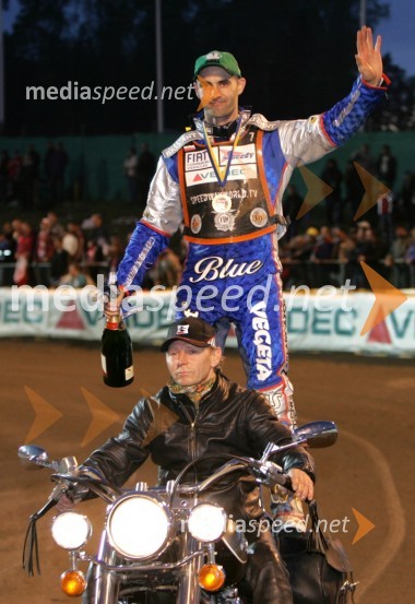 Tomasz Gollob (Poljska) tretje uvrščeni na VN ŠvedskeSPEEDWAY GRAND PRIX, VN Švedske 2006, dirka