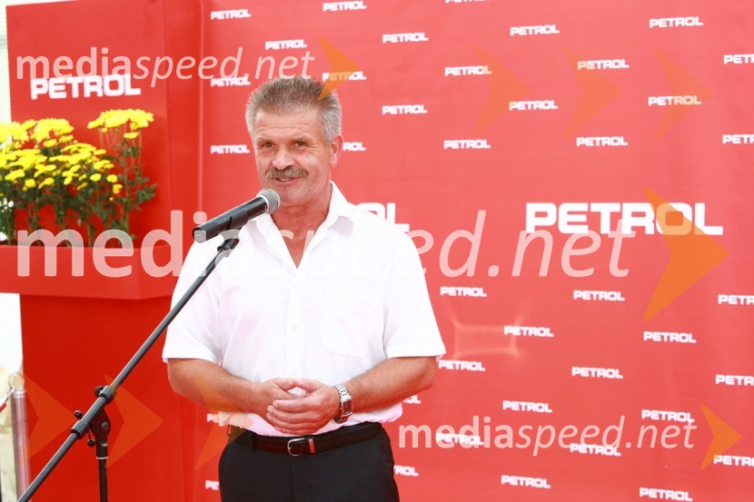 Tomaž Drolec, župan Občine KomendaPetrol odprl nov bencinski servis Komenda v Poslovni coni